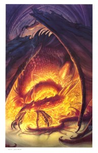 John Howe Smaug the golden