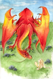 Pyron aquarell