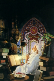 The wizards study